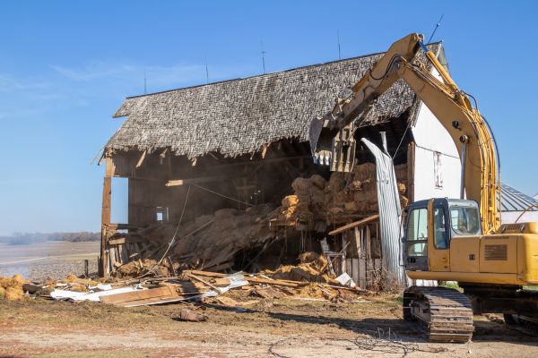 Barn Demolition in Conway