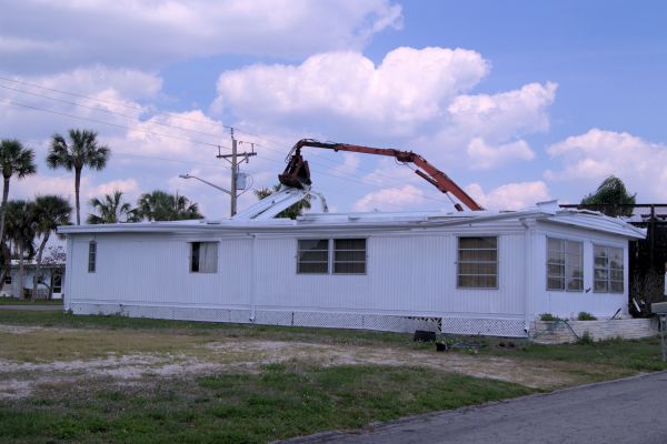 Mobile Home Demolition in Conway
